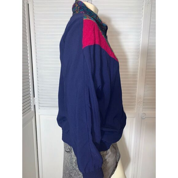 Vintage 80’s 90’s Streetwear Bomber Jacket Size 18 - Picture 4 of 8